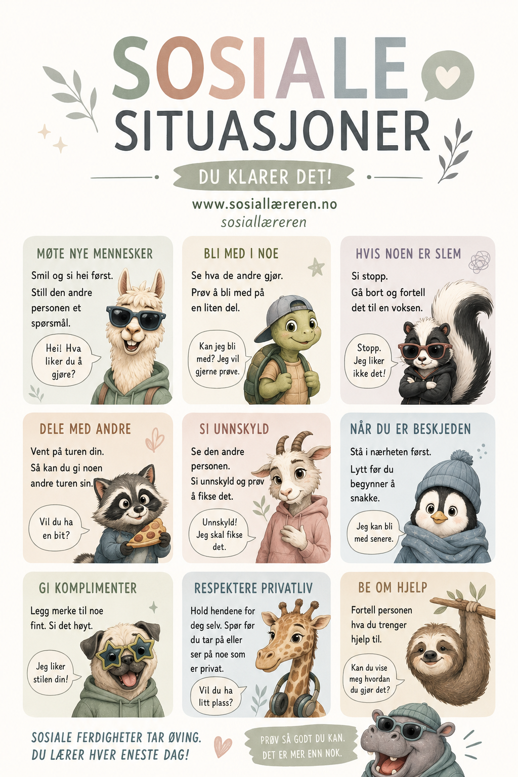 Sosiale ferdigheter