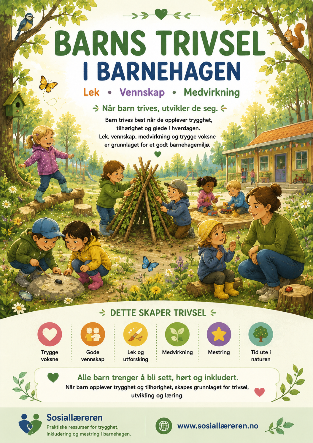 Barns trivsel i barnehagen sett fra barnas perspektiv
