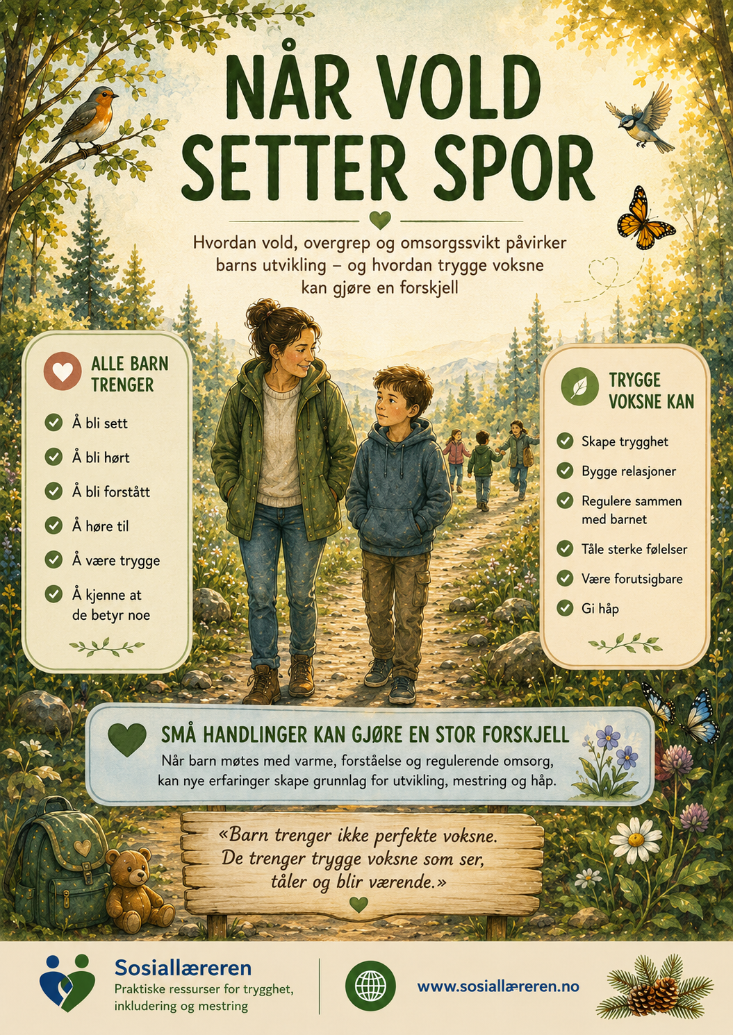 Når vold setter spor - arbeidshefte